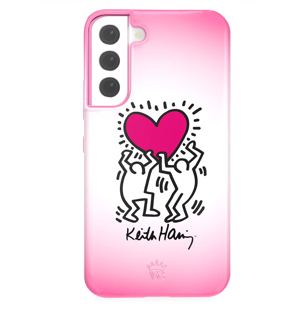 Keith Haring Pink Heart Samsung Case - Image 38