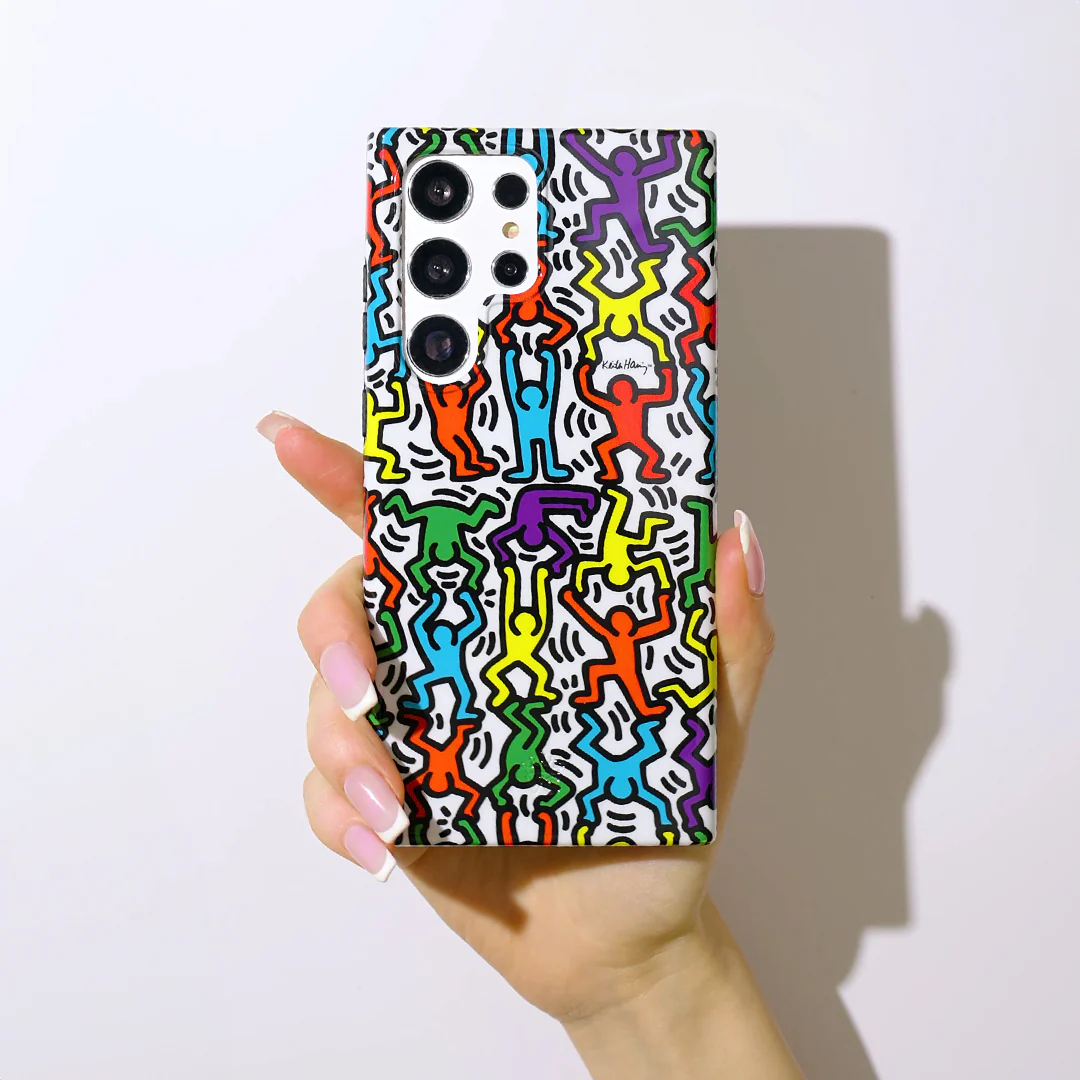 Keith Haring Rainbow Dancers Samsung Case - Image 20