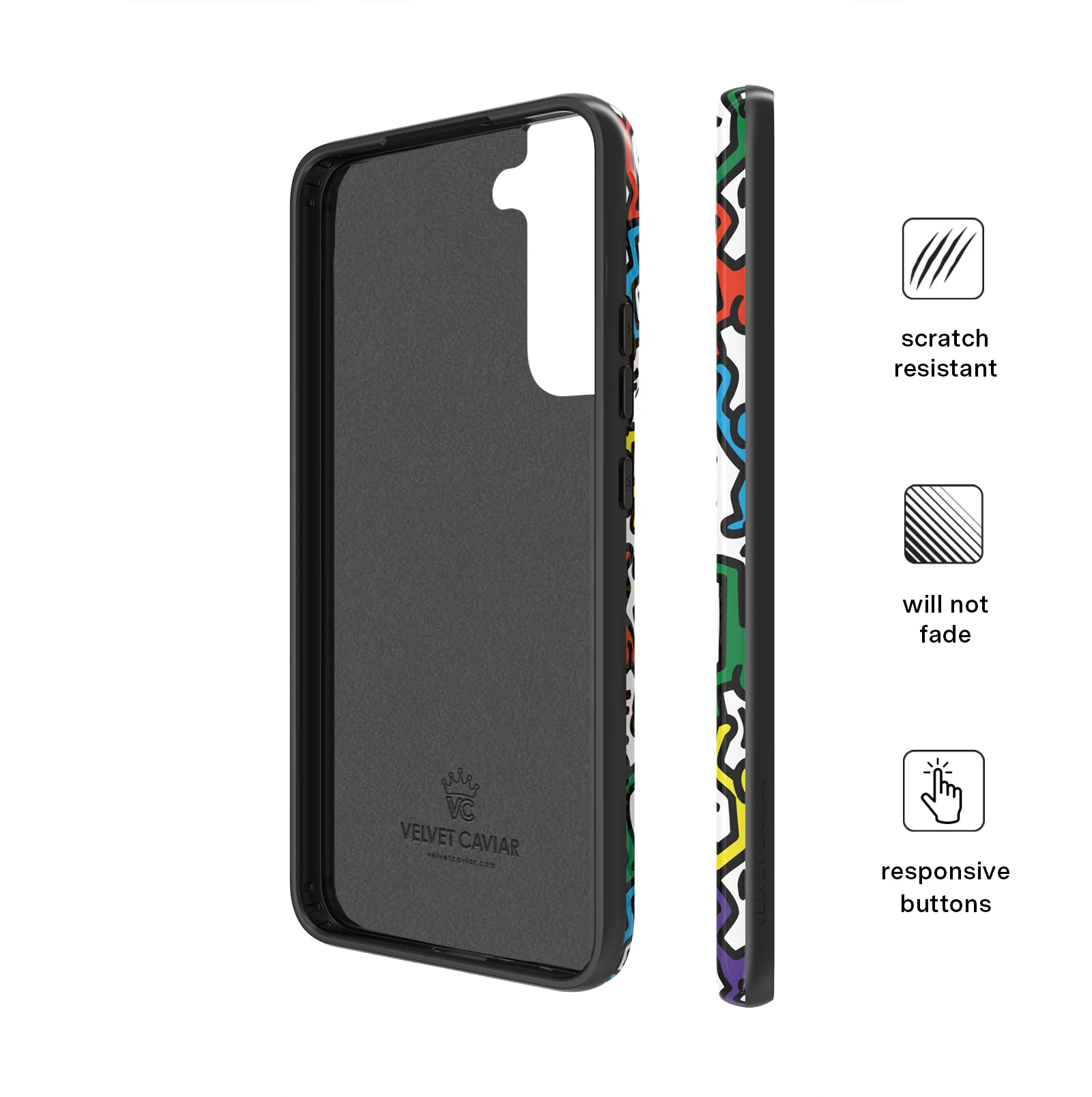Keith Haring Rainbow Dancers Samsung Case - Image 30