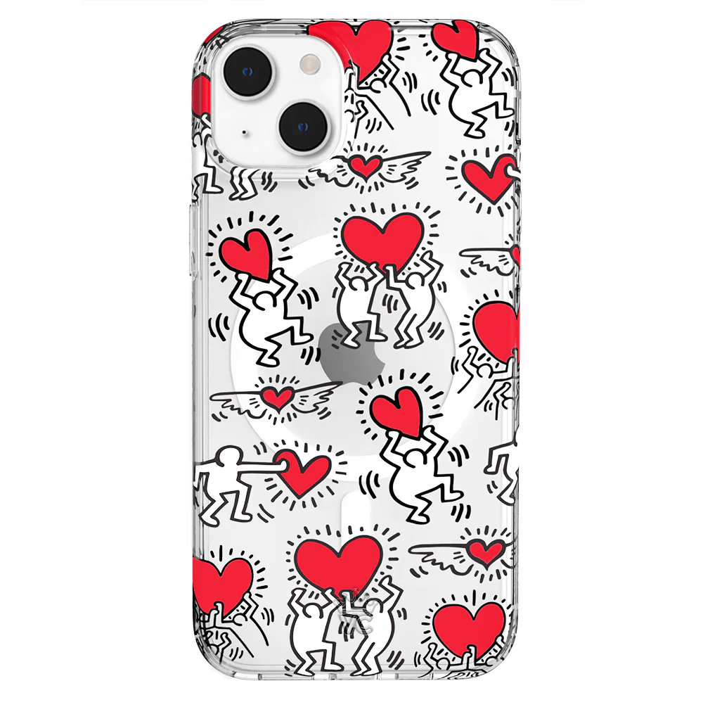 Keith Haring Heart-ist iPhone Case - Image 25