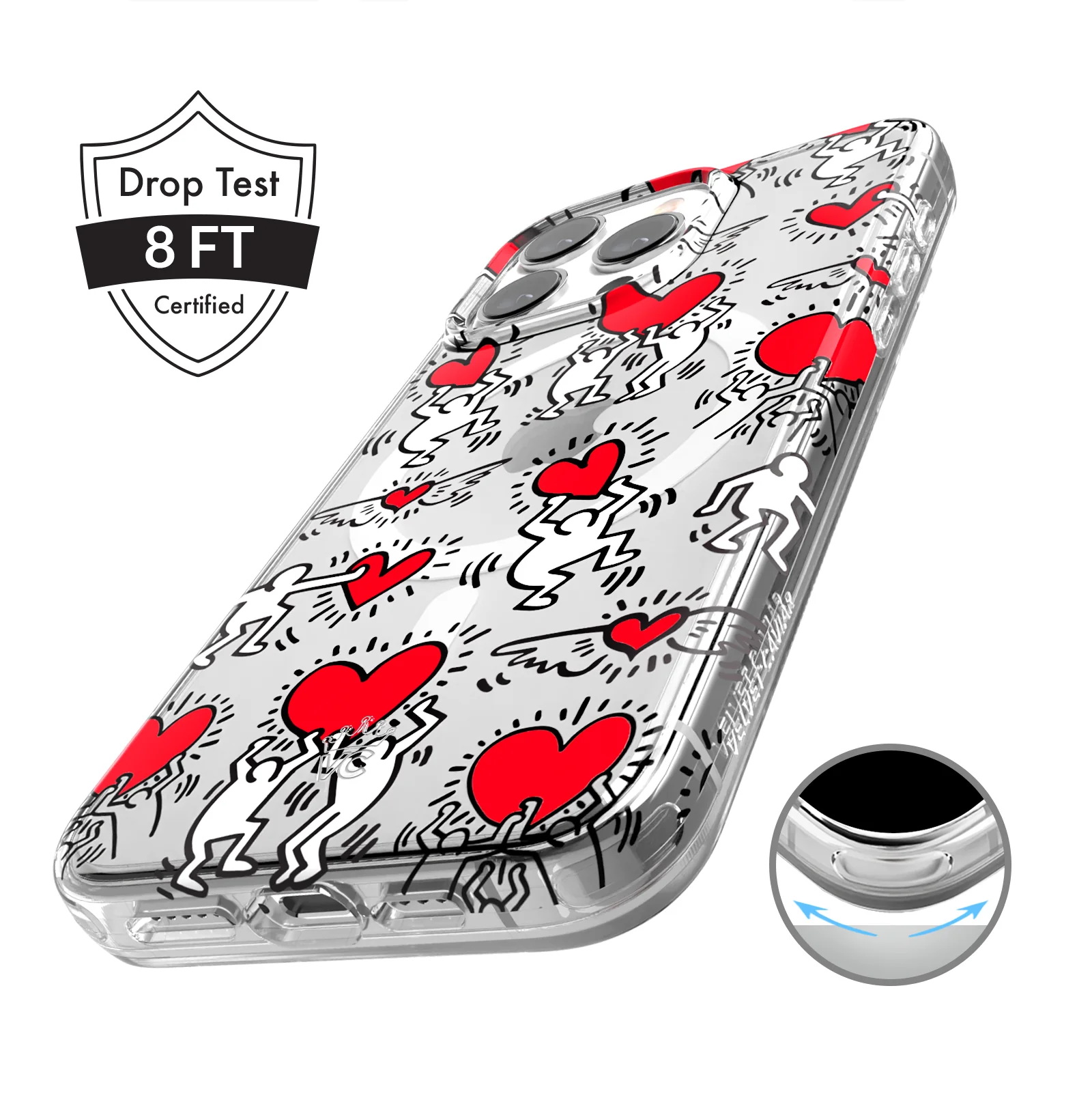 Keith Haring Heart-ist iPhone Case - Image 47