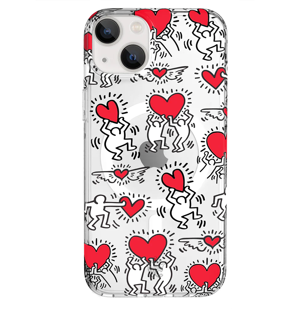Keith Haring Heart-ist iPhone Case - Image 55