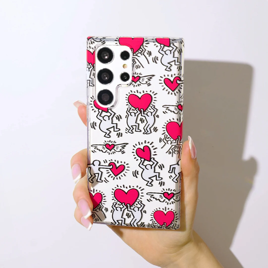 Keith Haring Heart-ist Samsung Case - Image 26