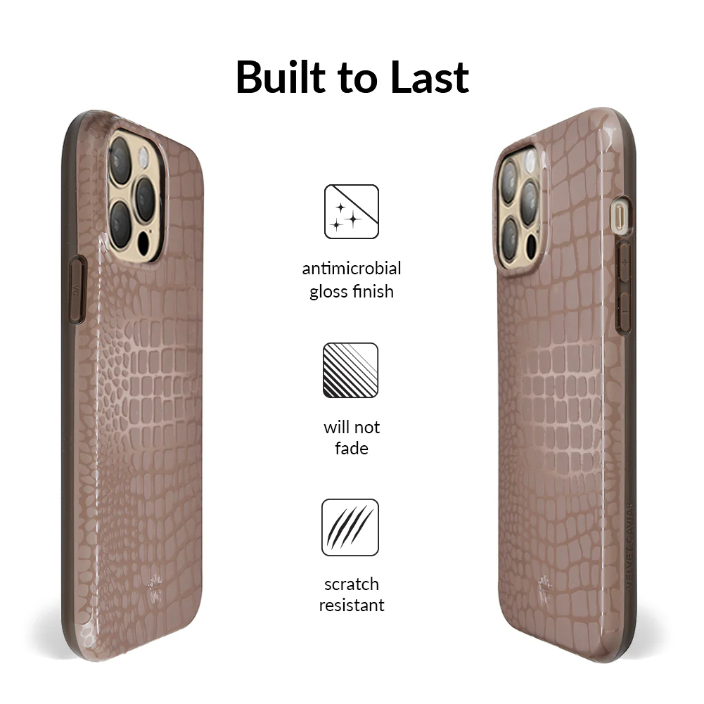 Khaki Croc iPhone Case - Image 71