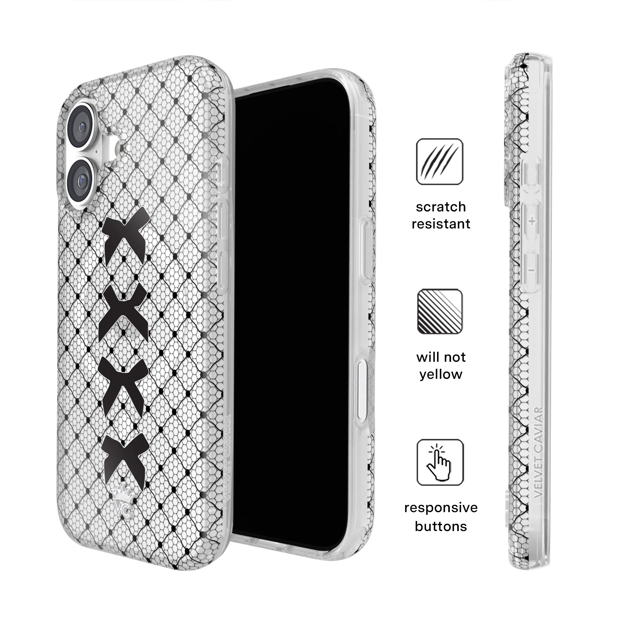 Lacy Black Bows iPhone Case - Image 35