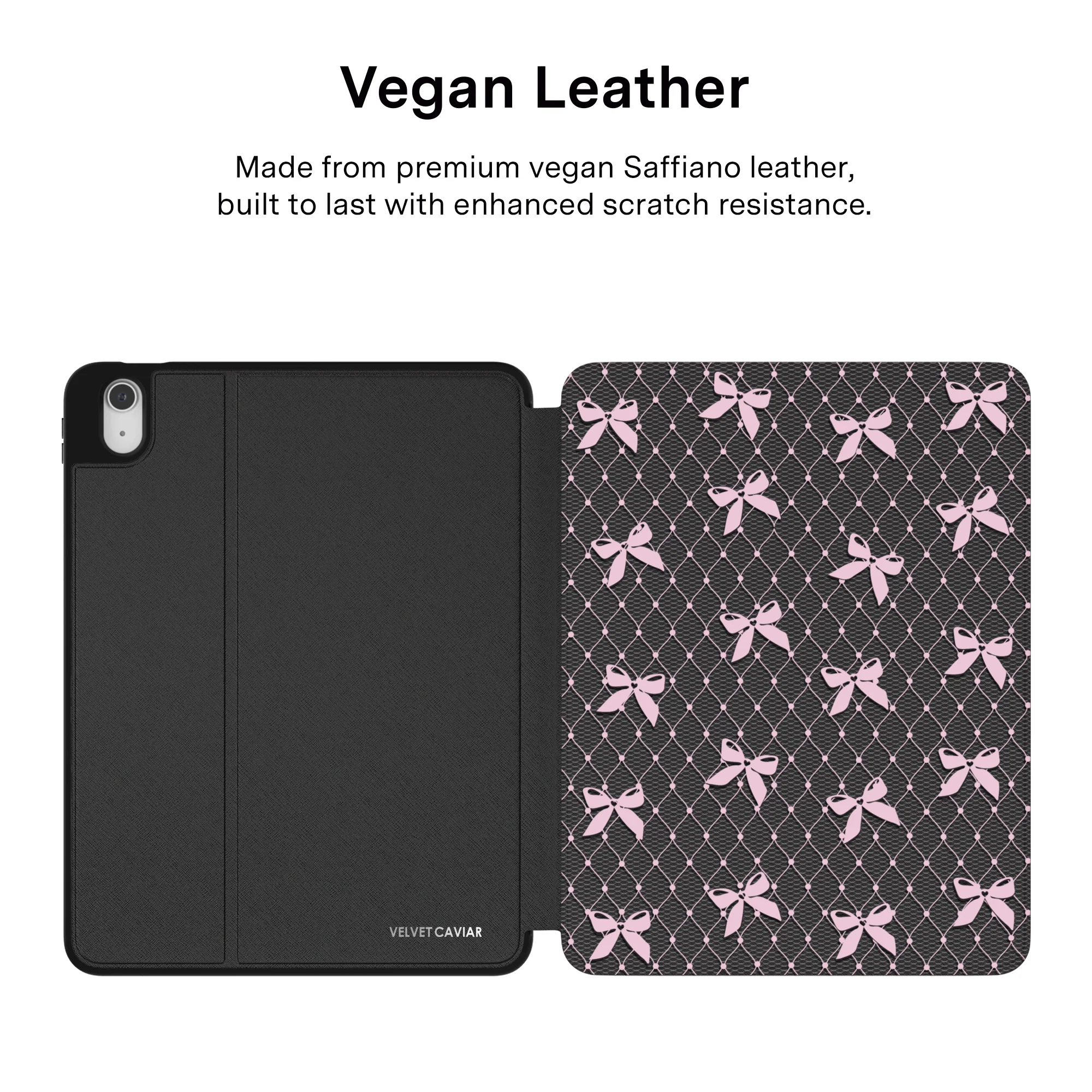 Lacy Pink Bows iPad Case - Image 16