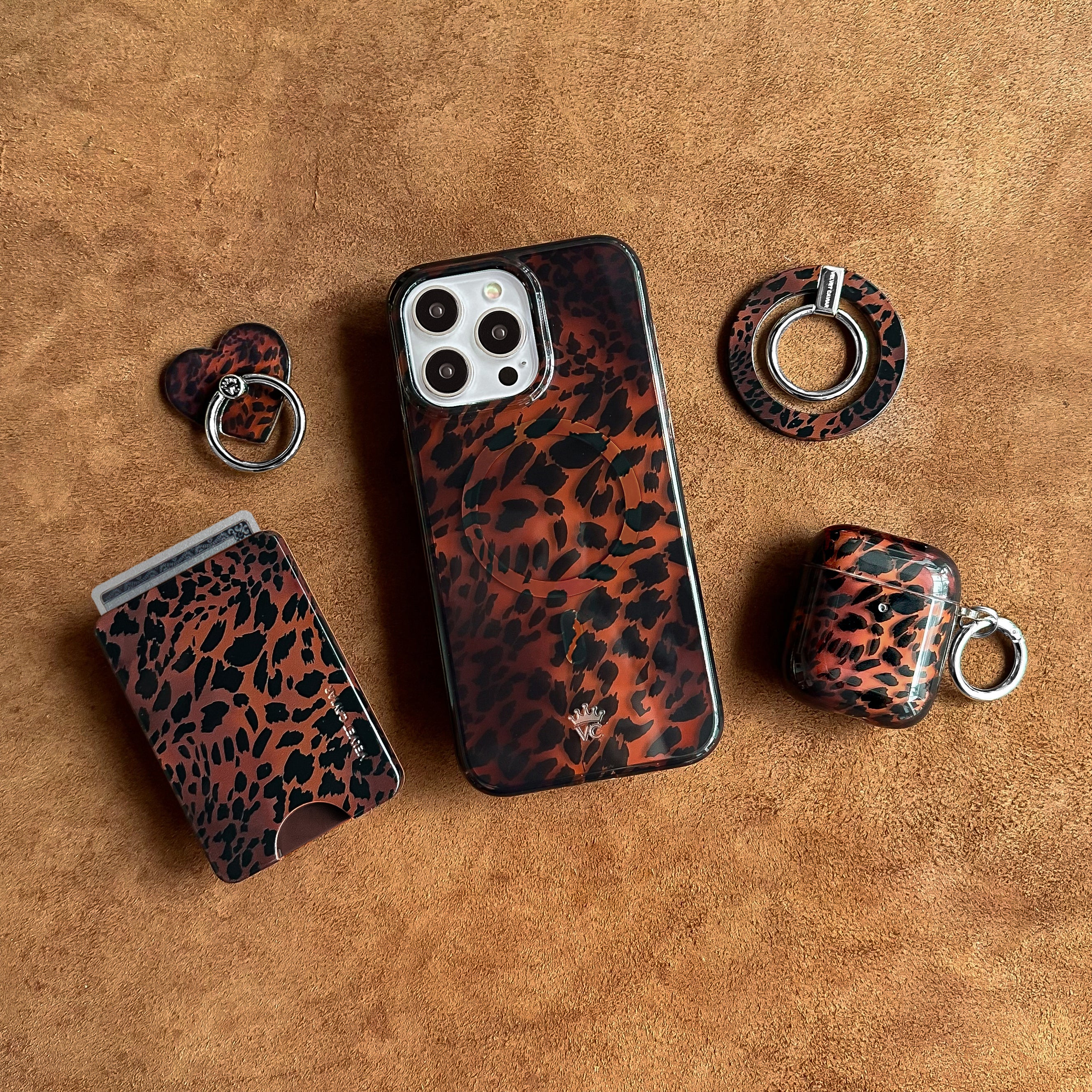 Leopard Tort AirPod Case - Image 2
