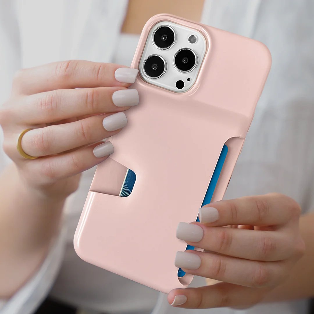 Light Pink iPhone Wallet Case - Image 34
