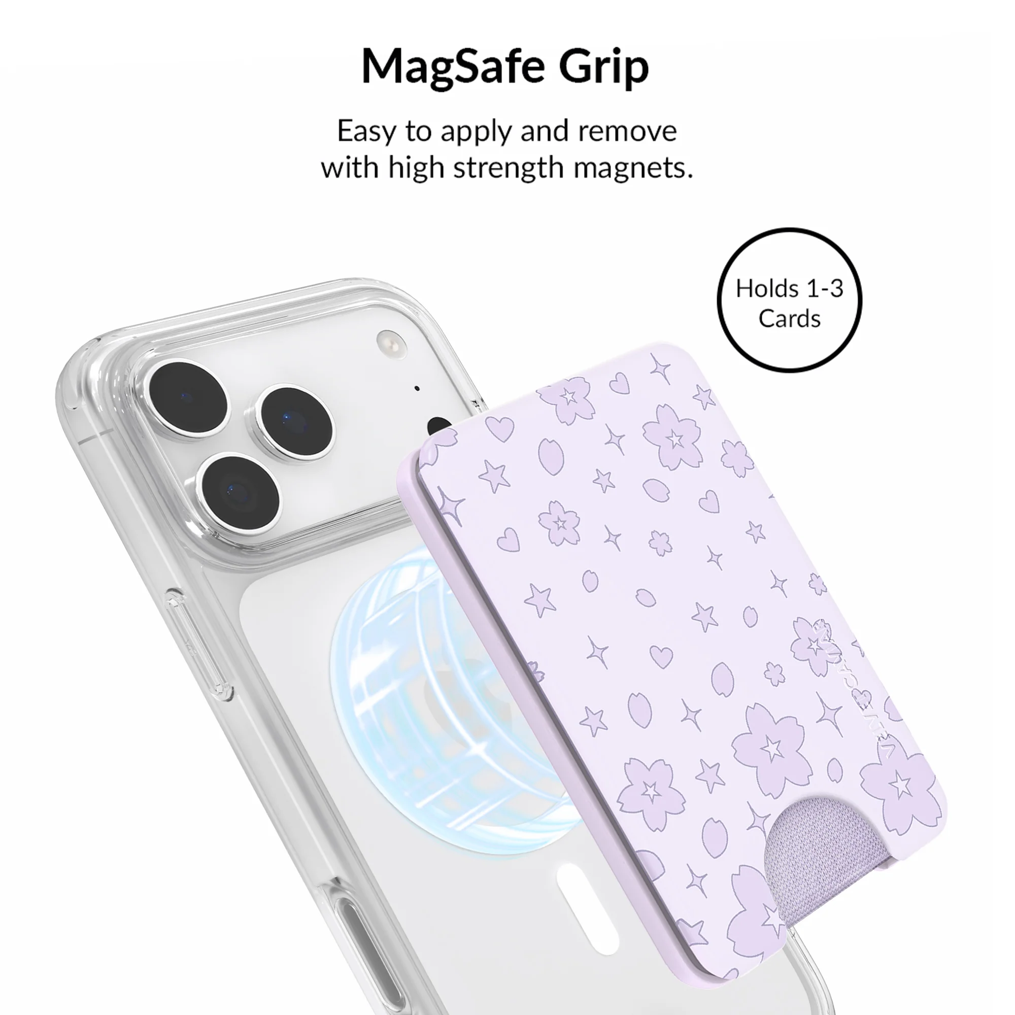 Lavender Cherry Blossom Glitter iPhone Bundle Set - Image 117