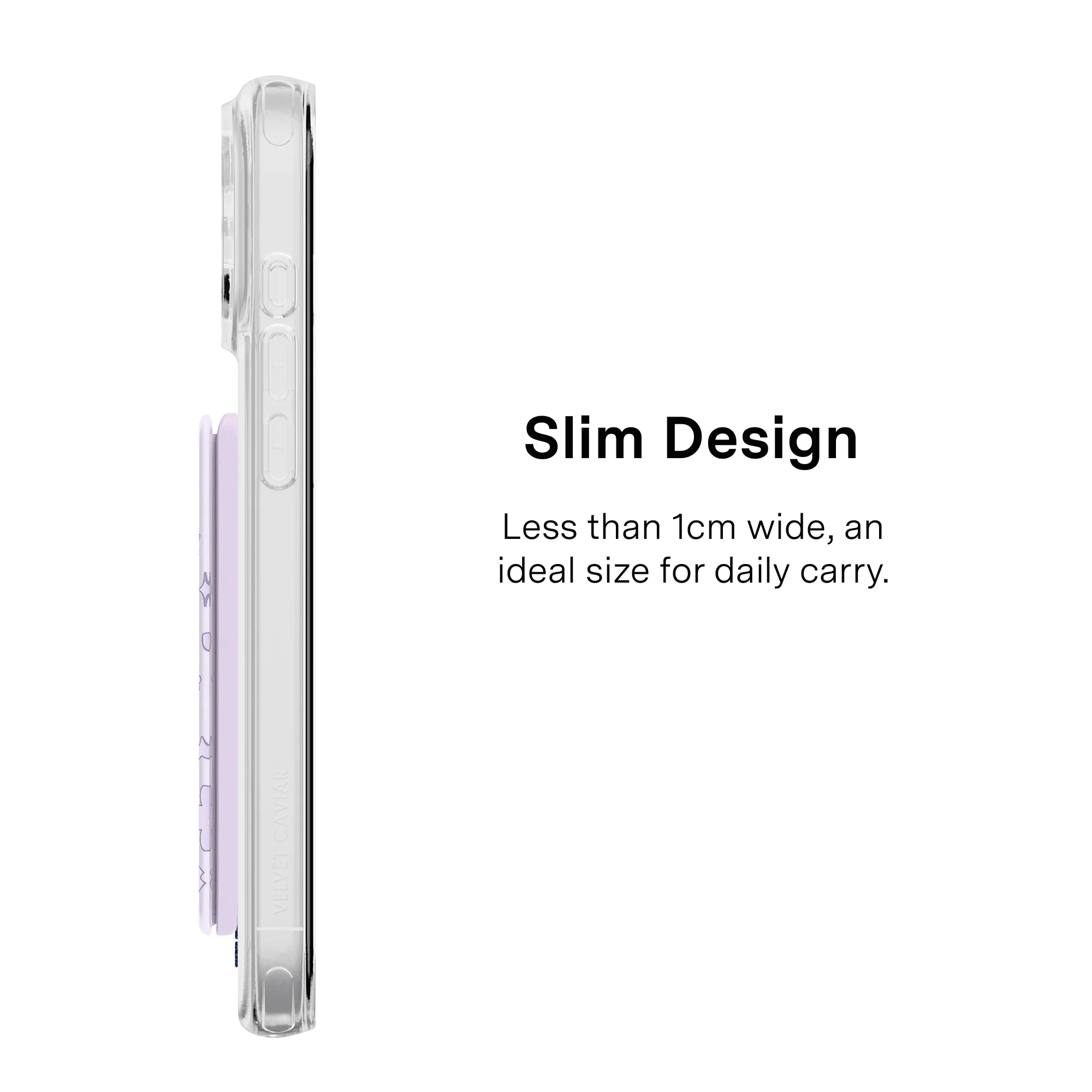 Lavender Cherry Blossom MagSafe Wallet - Image 6