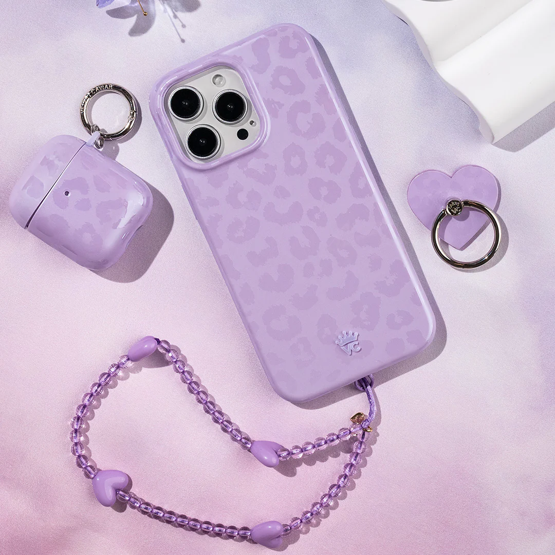 Lilac Leopard AirPod Case - Image 2