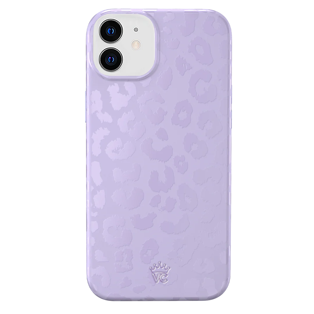 Lilac Leopard iPhone Case - Image 85