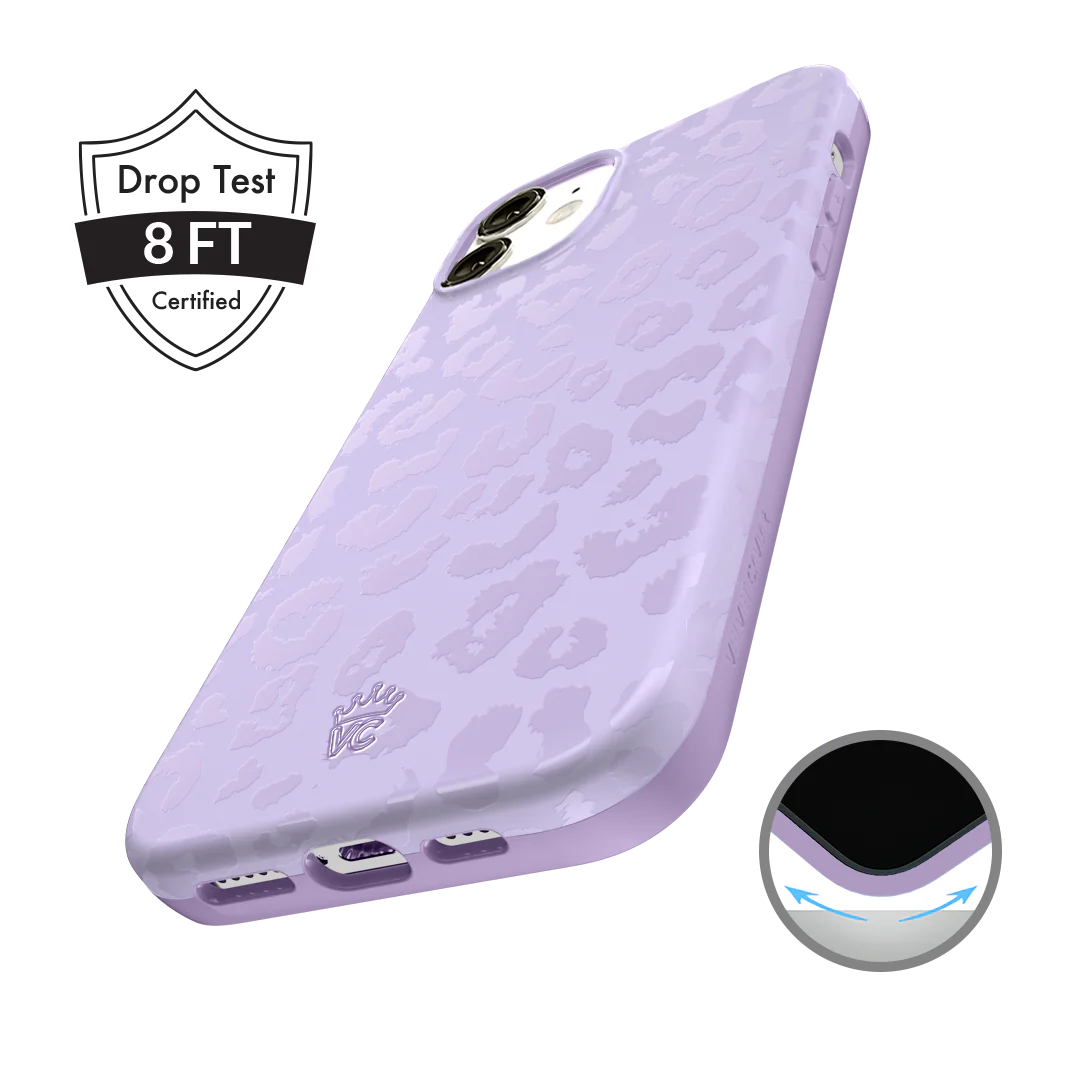 Lilac Leopard iPhone Case - Image 89