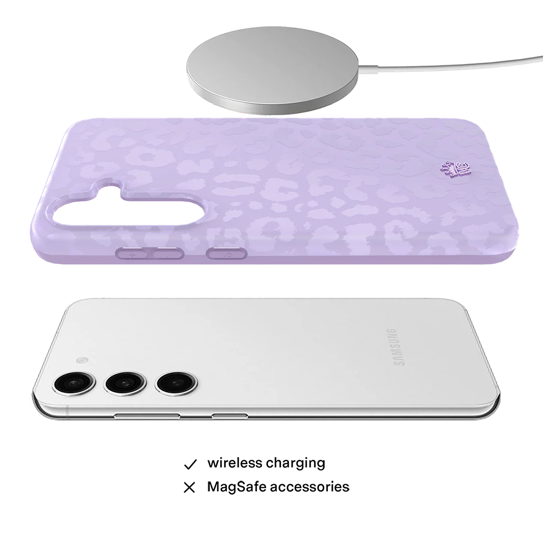 Lilac Leopard Samsung Case - Image 4