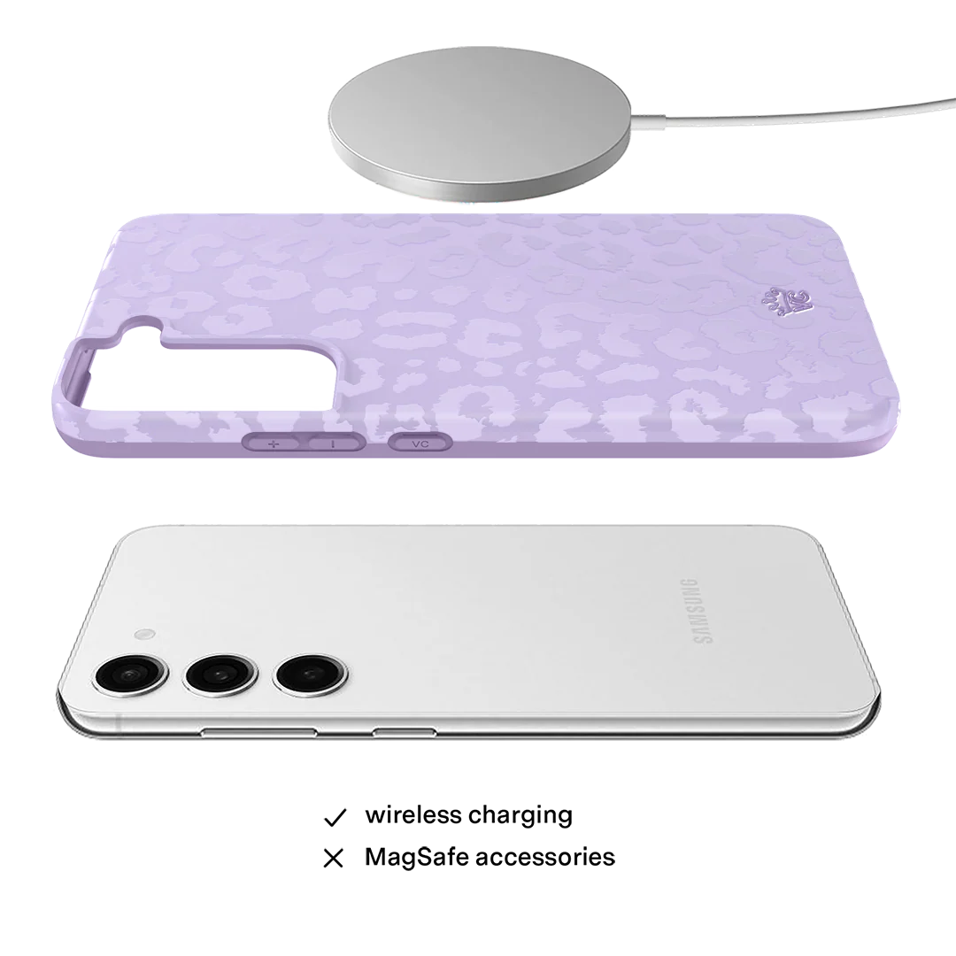 Lilac Leopard Samsung Case - Image 48