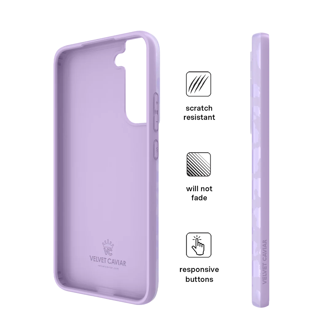 Lilac Leopard Samsung Case - Image 68