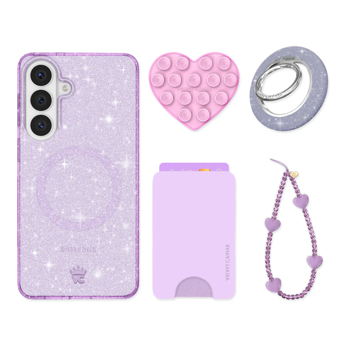 Lilac Stardust Samsung Bundle Set