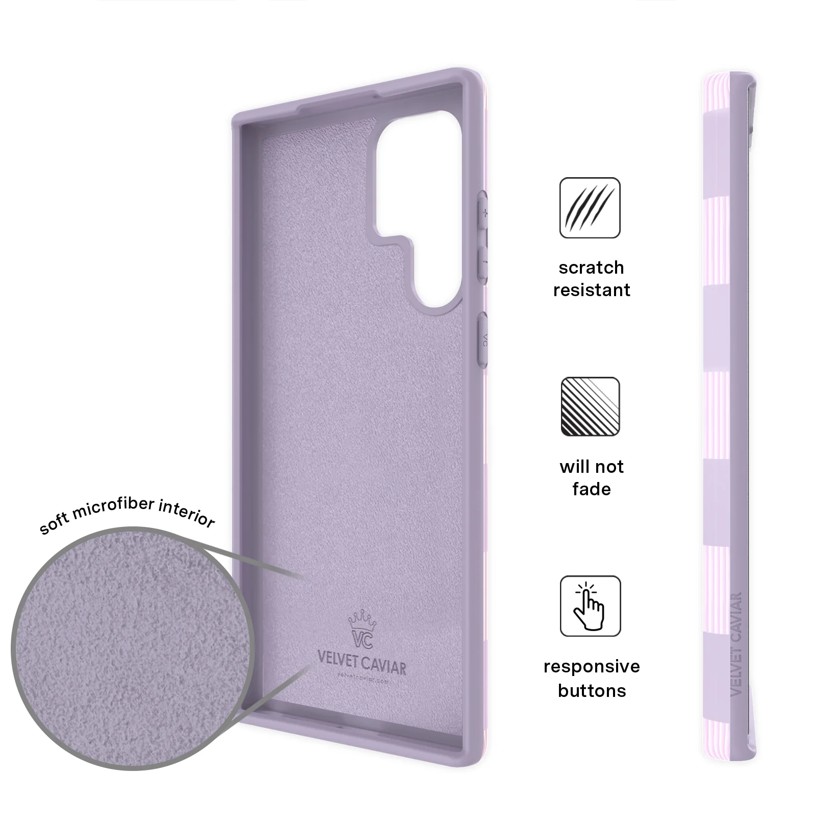 Lilac Vibe Checkered Samsung Case - Image 31