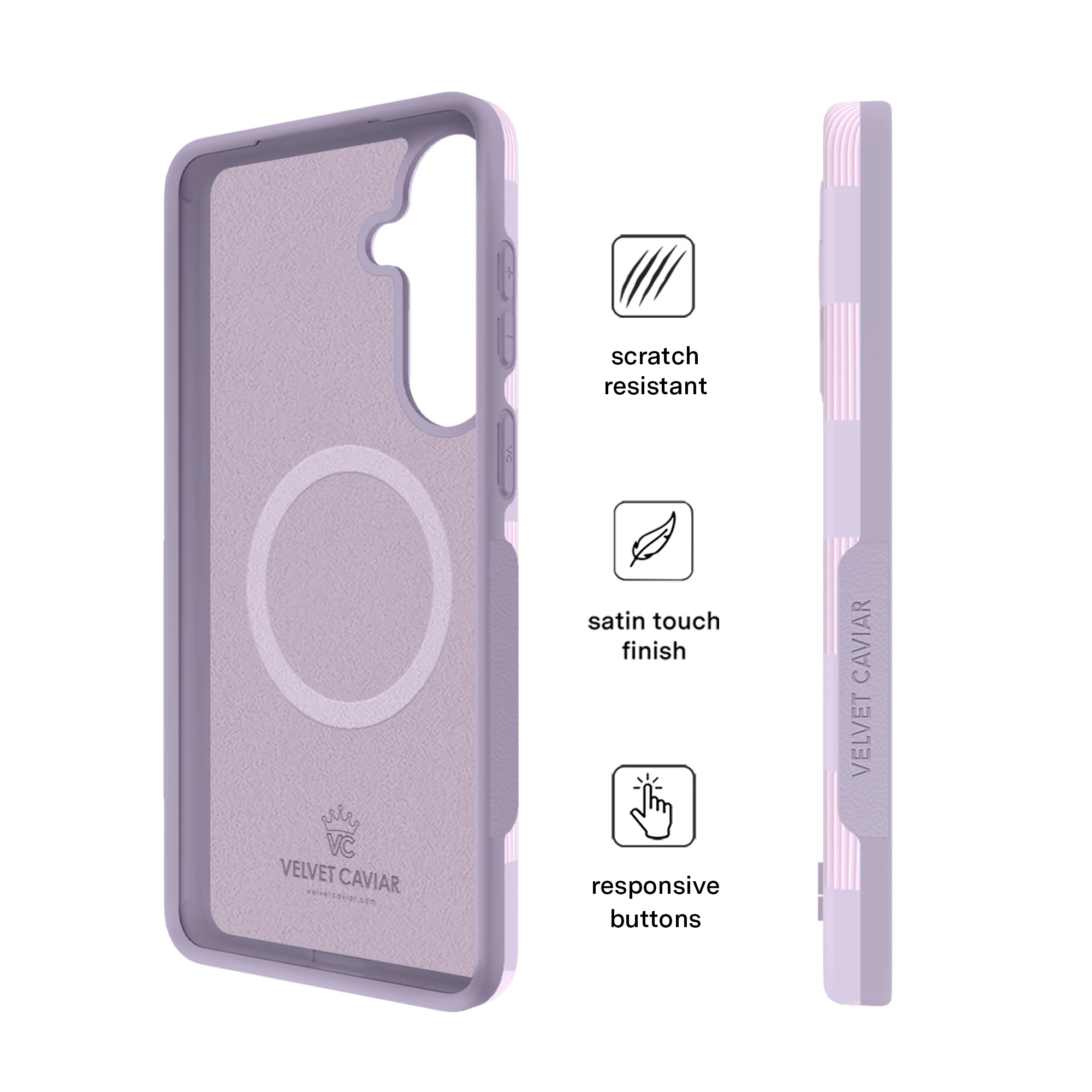 Lilac Vibe Checkered Samsung Case - Image 70