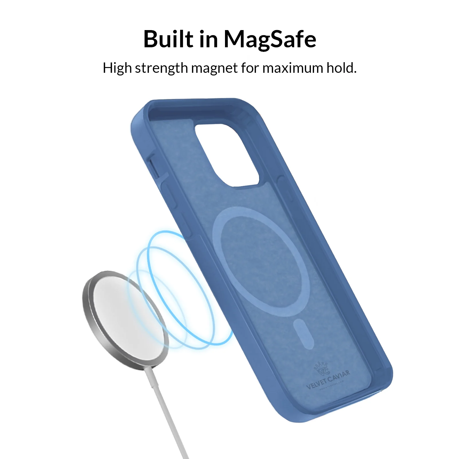 Linen Blue Silicone iPhone Case - Image 47