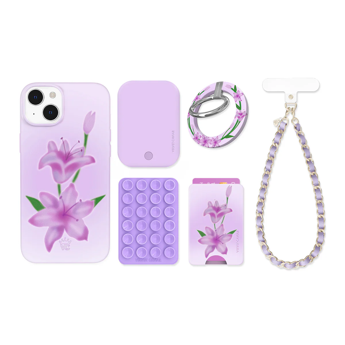 Love Spell Lily Floral iPhone Bundle Set - Image 15