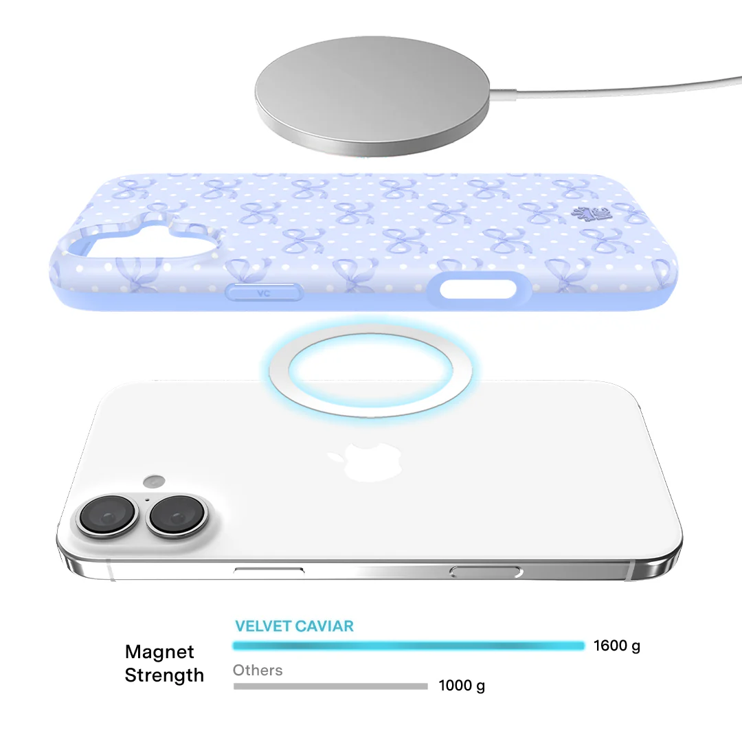 Lovely Blue Bows iPhone Case - Image 18