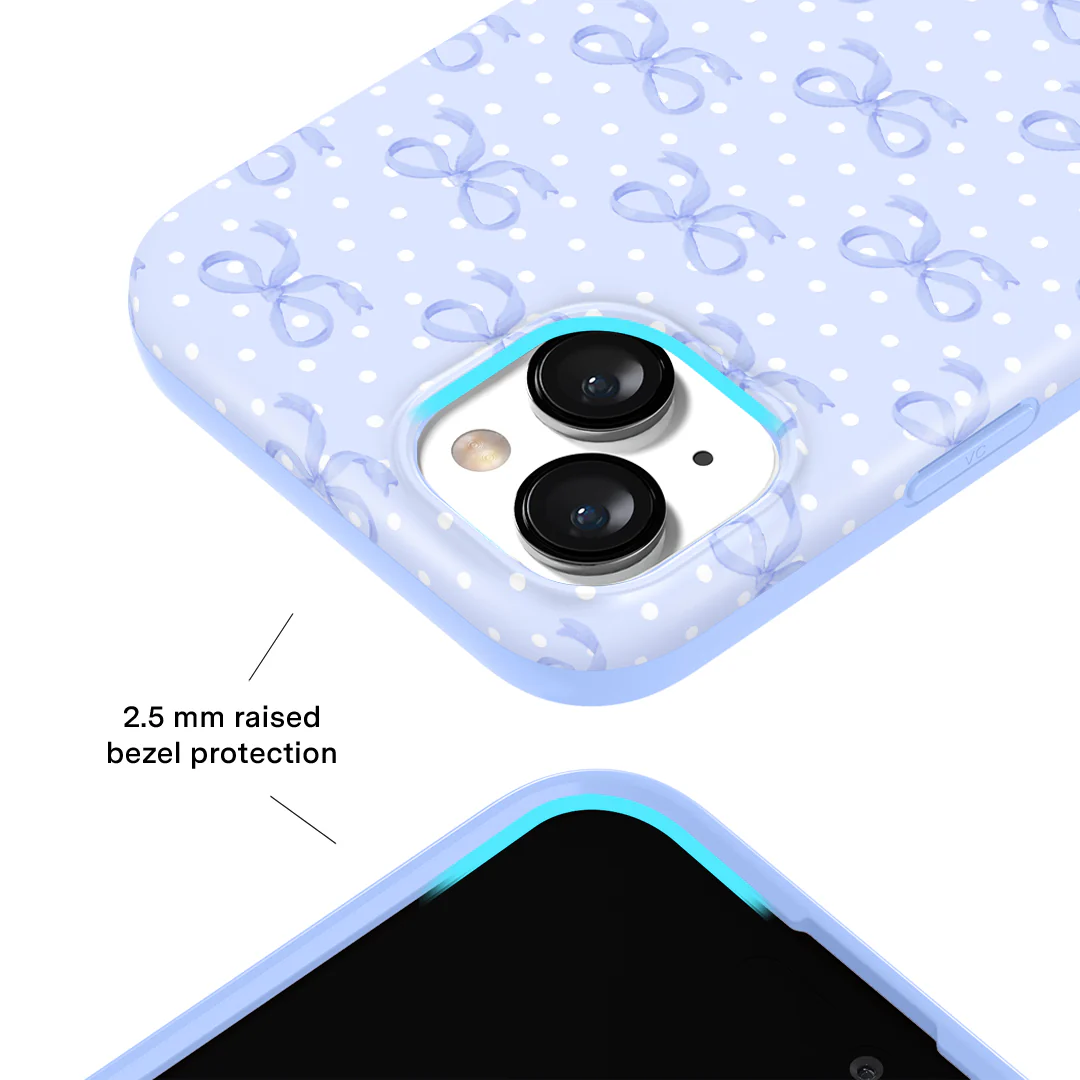 Lovely Blue Bows iPhone Case - Image 22