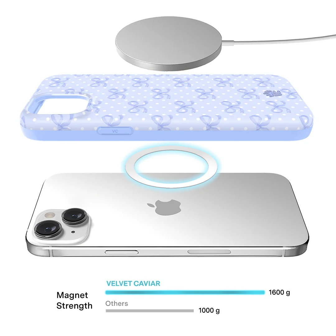 Lovely Blue Bows iPhone Case - Image 23