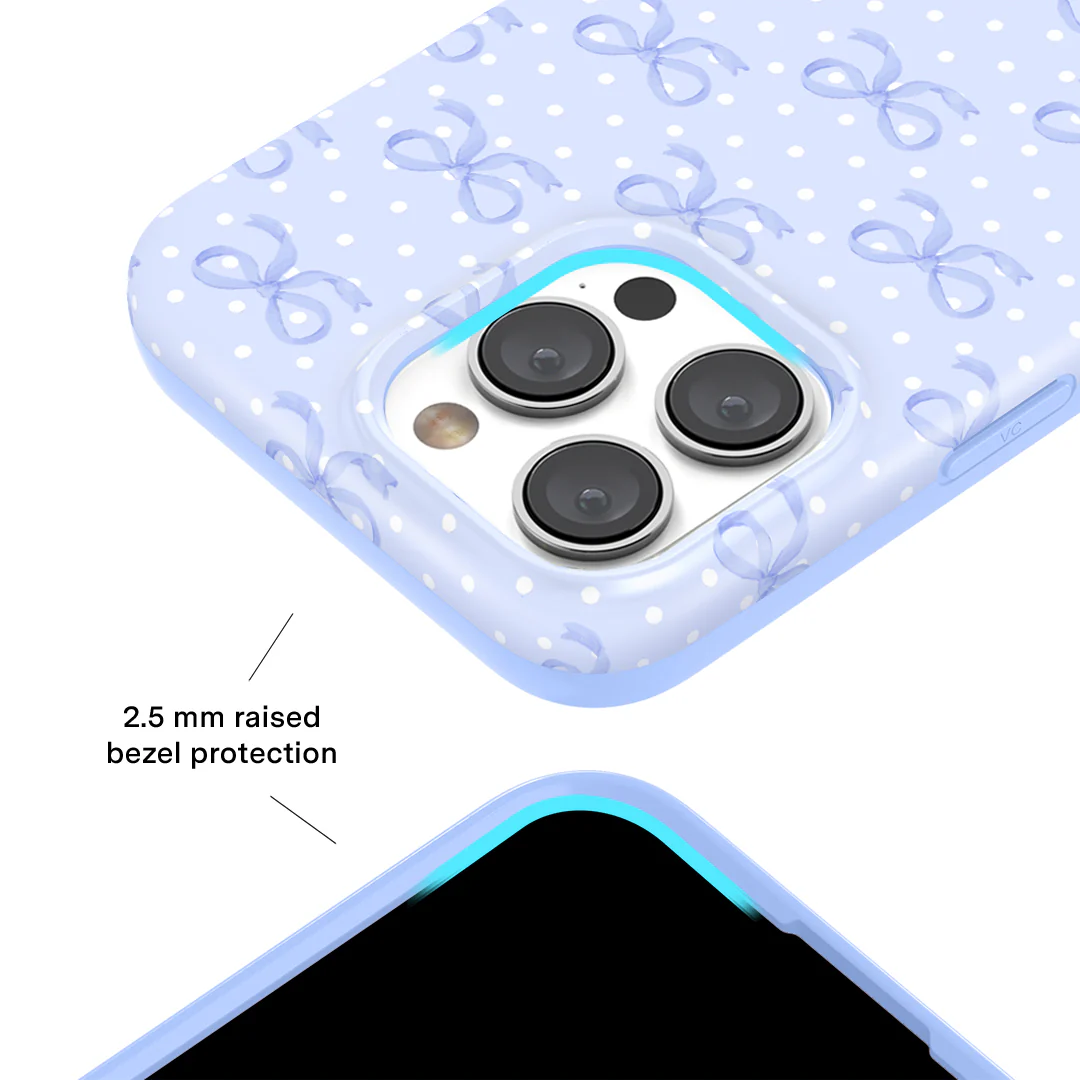 Lovely Blue Bows iPhone Case - Image 52