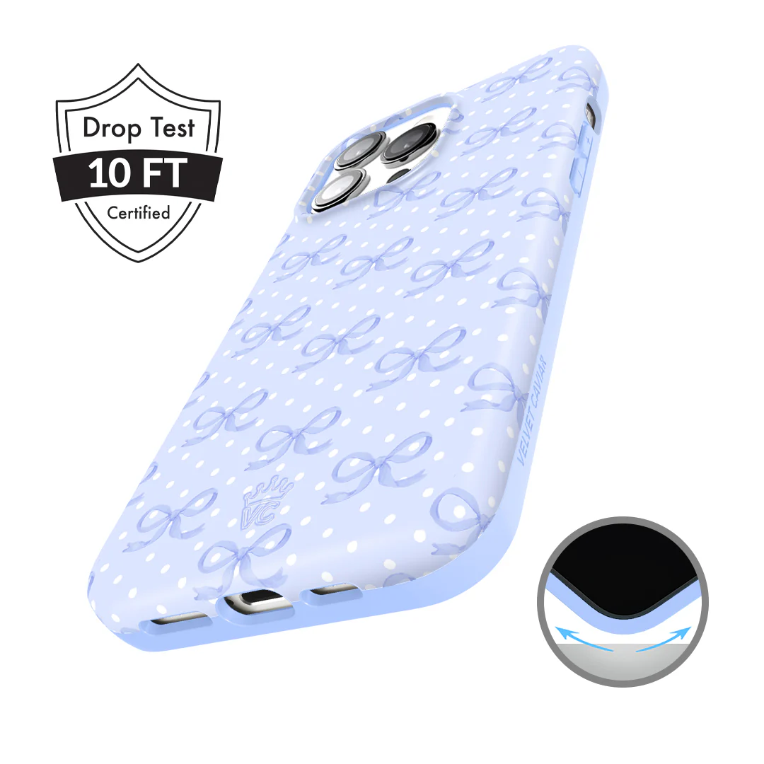 Lovely Blue Bows iPhone Case - Image 69