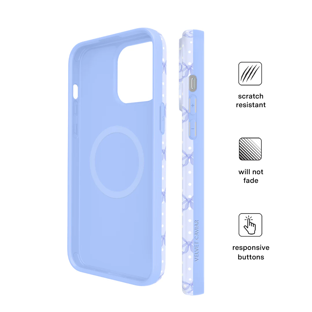 Lovely Blue Bows iPhone Case - Image 75