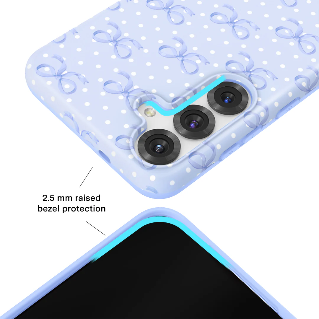 Lovely Blue Bows Samsung Case - Image 2