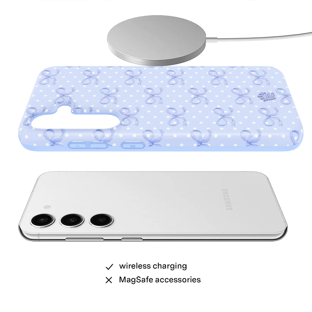 Lovely Blue Bows Samsung Case - Image 23