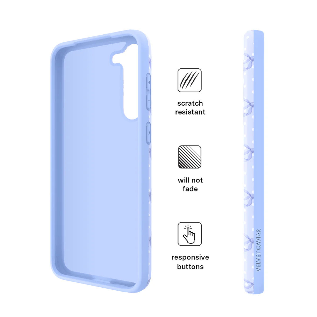 Lovely Blue Bows Samsung Case - Image 35