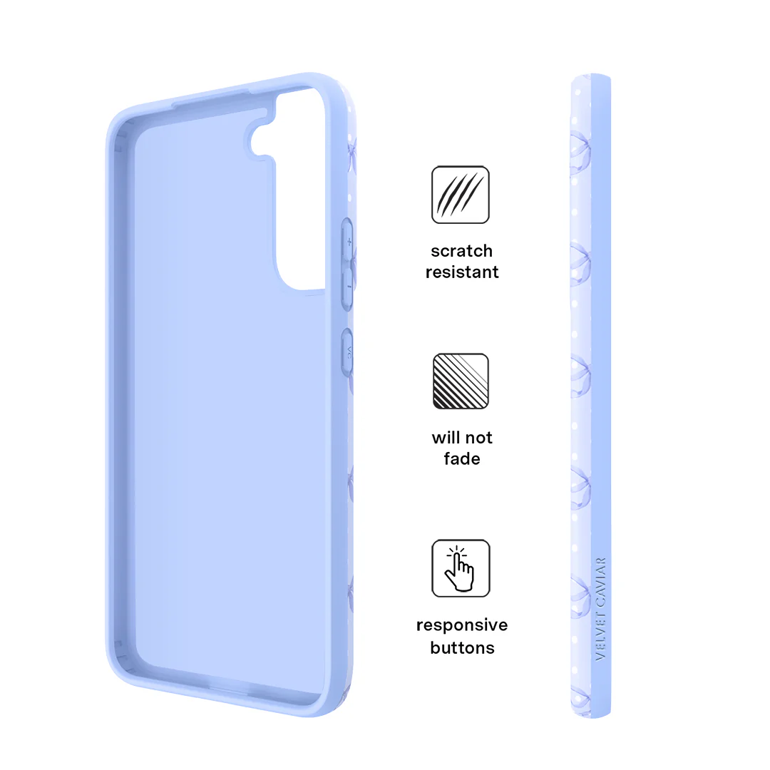 Lovely Blue Bows Samsung Case - Image 50
