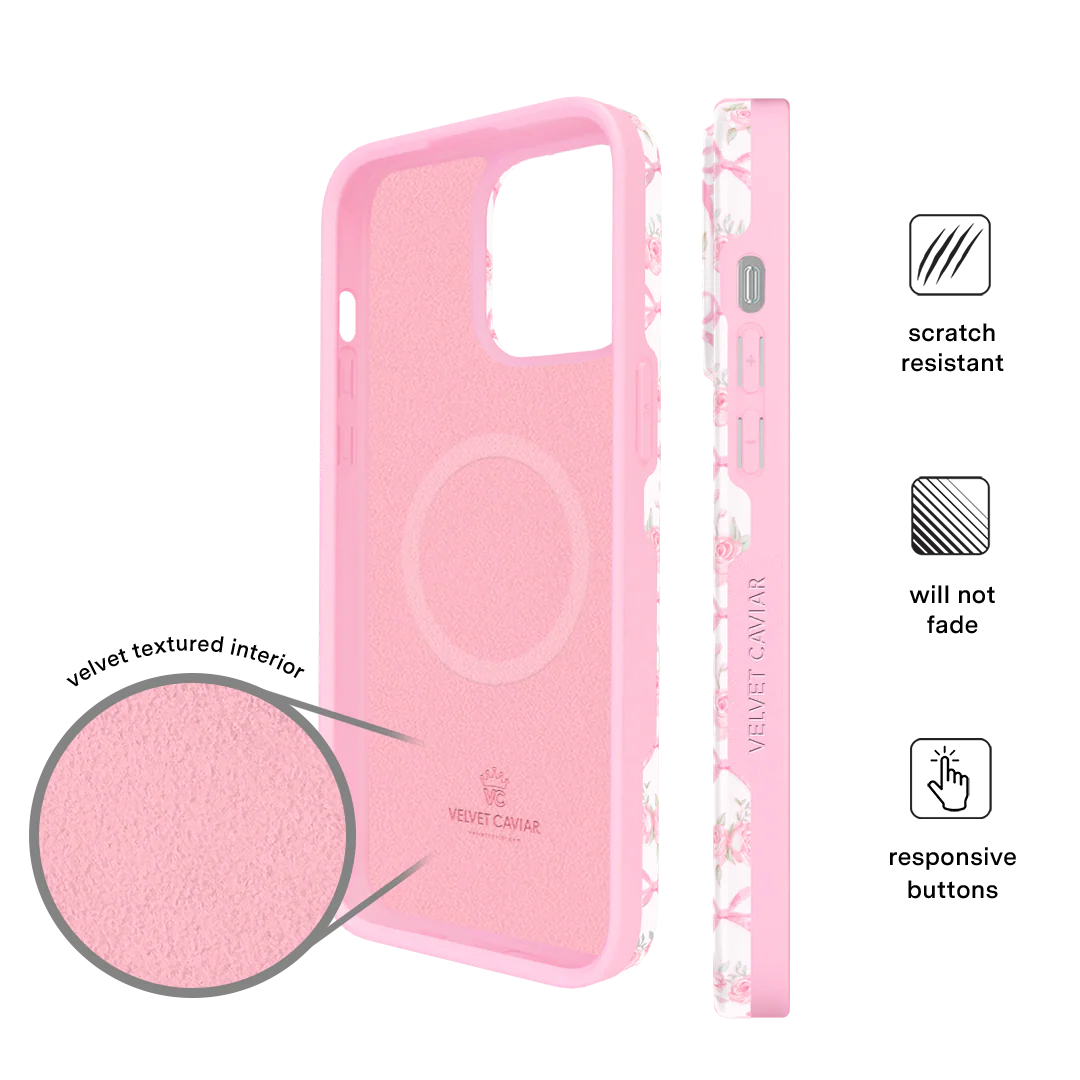 Lovely Pink Bows iPhone Case - Image 65