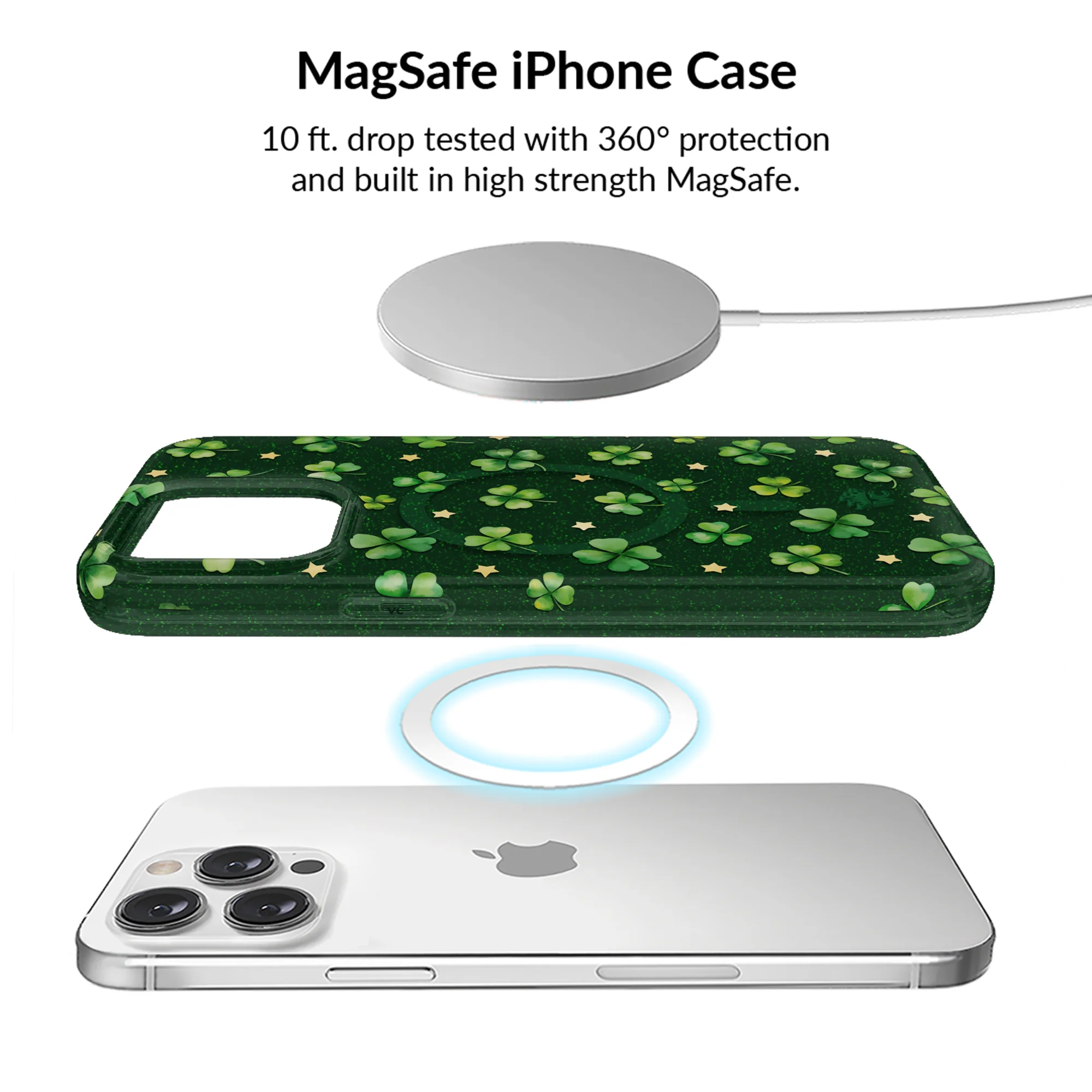 Lucky Clover Glitter iPhone Bundle Set - Image 44