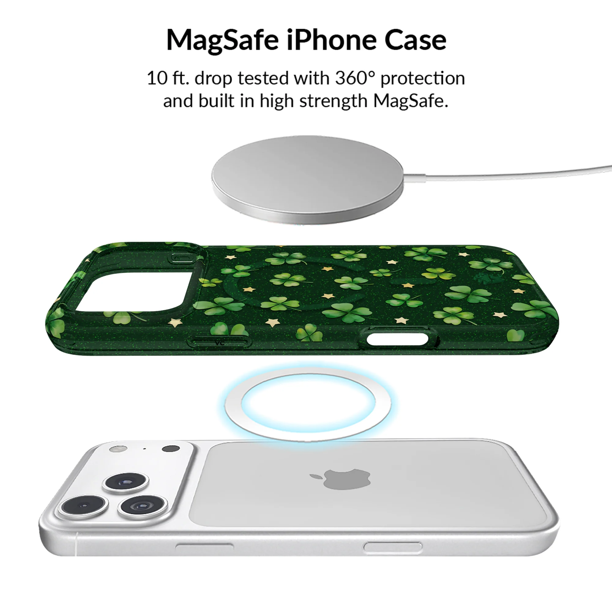 Lucky Clover Glitter iPhone Bundle Set - Image 93