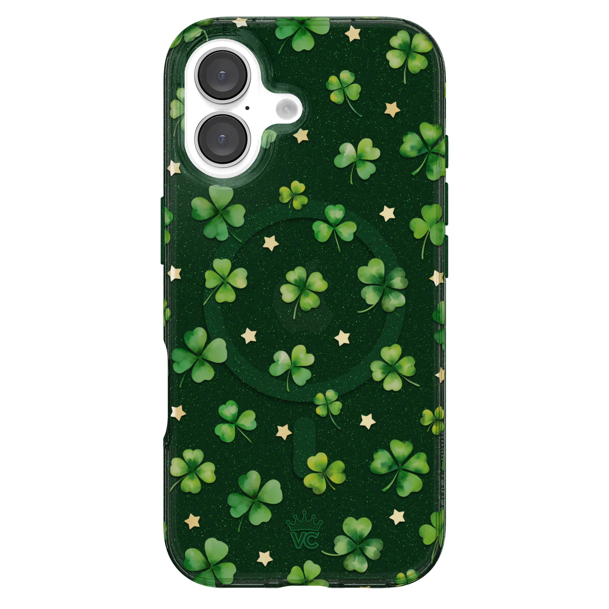 Lucky Clover Glitter iPhone Case - Image 36