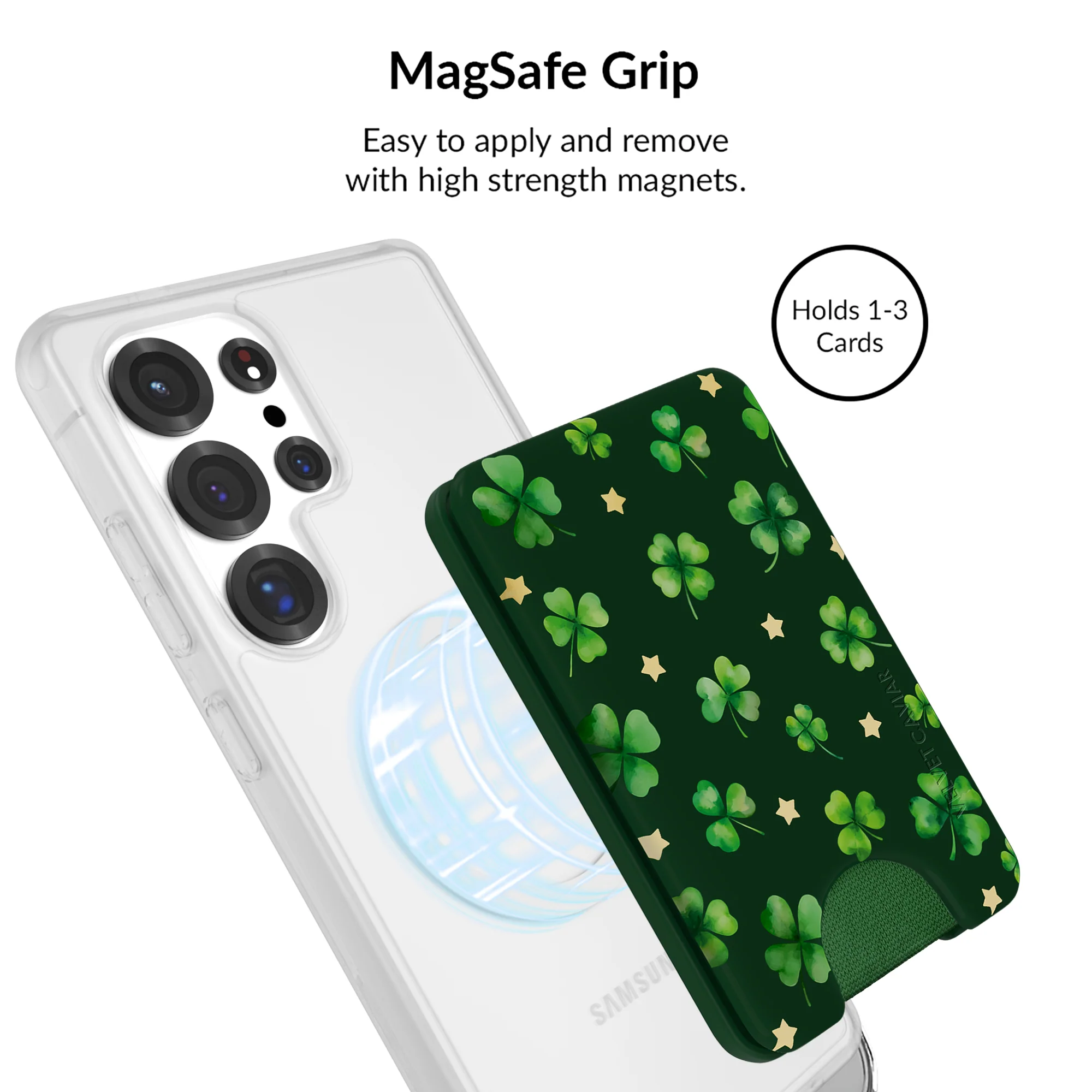 Lucky Clover Glitter Samsung Bundle Set - Image 3