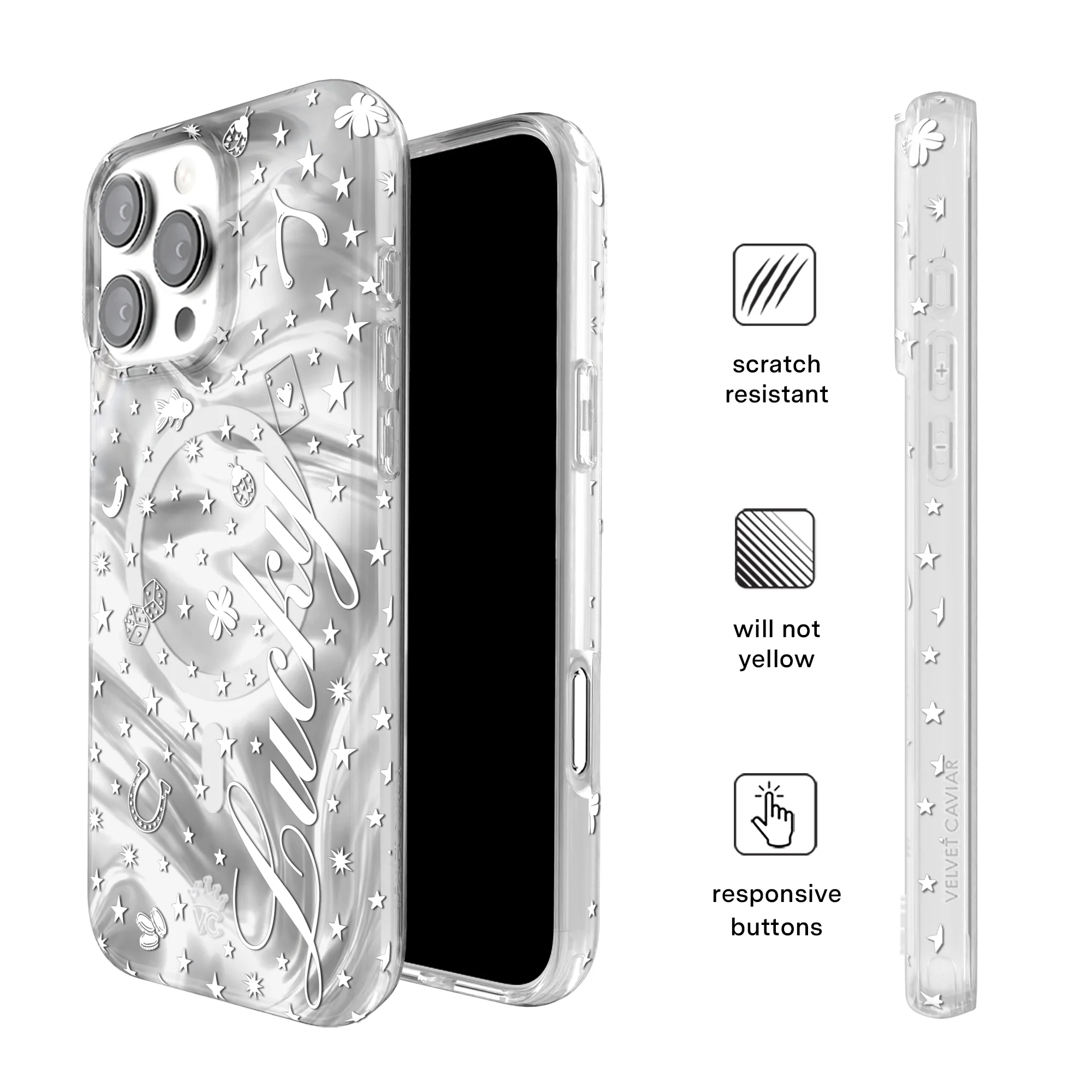 Lucky Girl Holo iPhone Case - Image 55