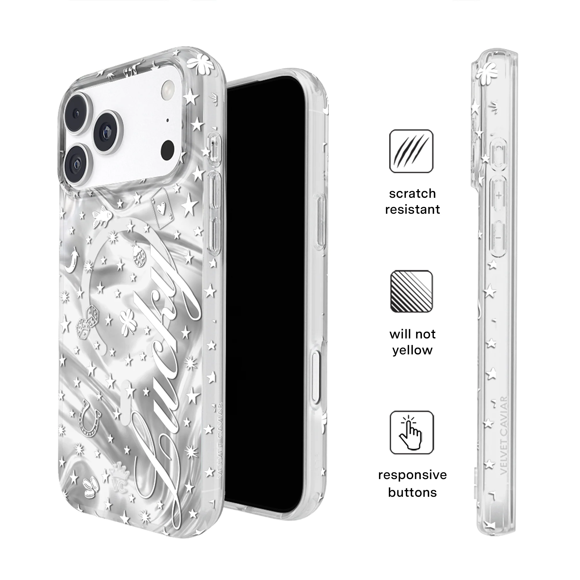 Lucky Girl Holo iPhone Case - Image 80
