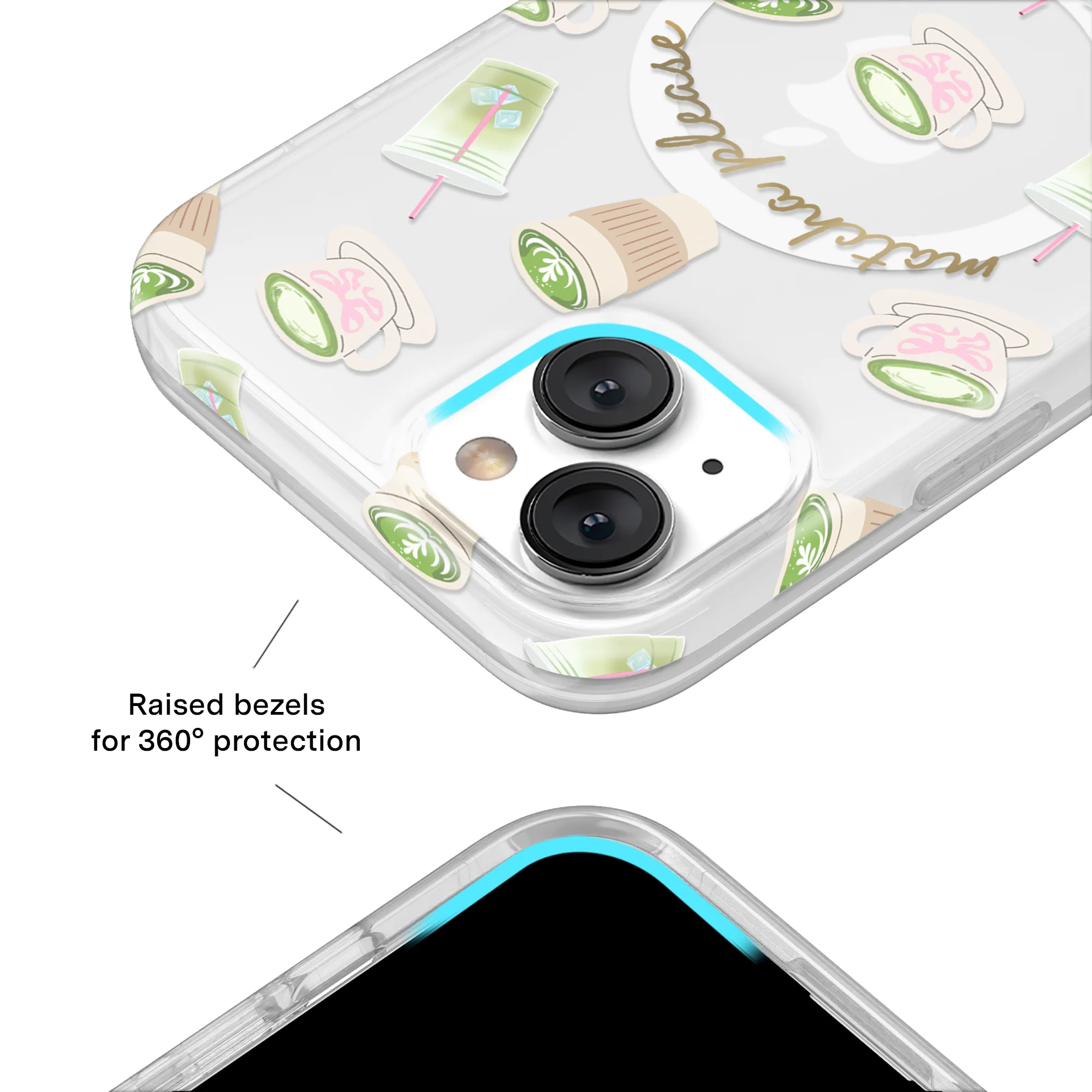 Matcha Please iPhone Case - Image 3