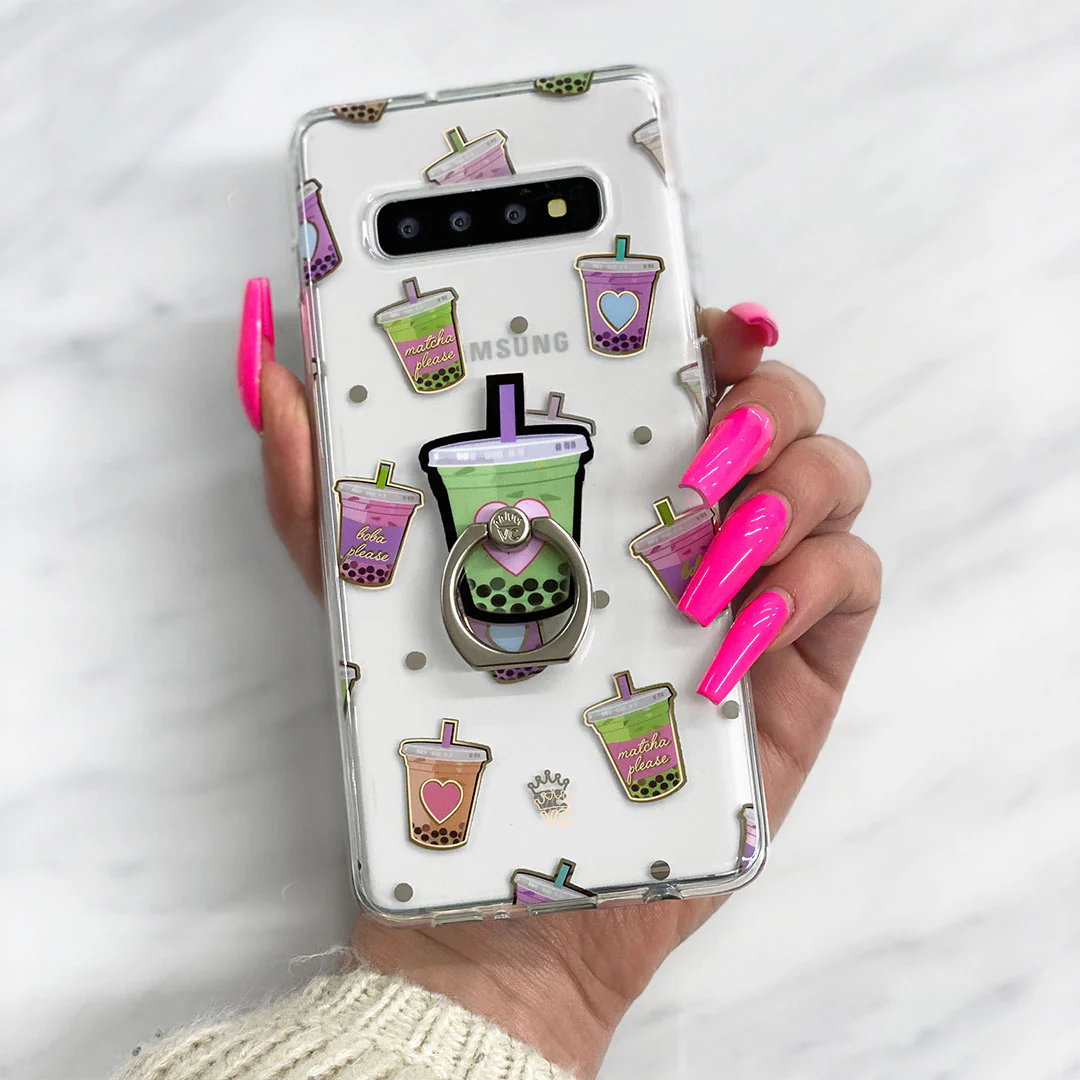 Matcha Samsung Galaxy Case Clear - Image 2
