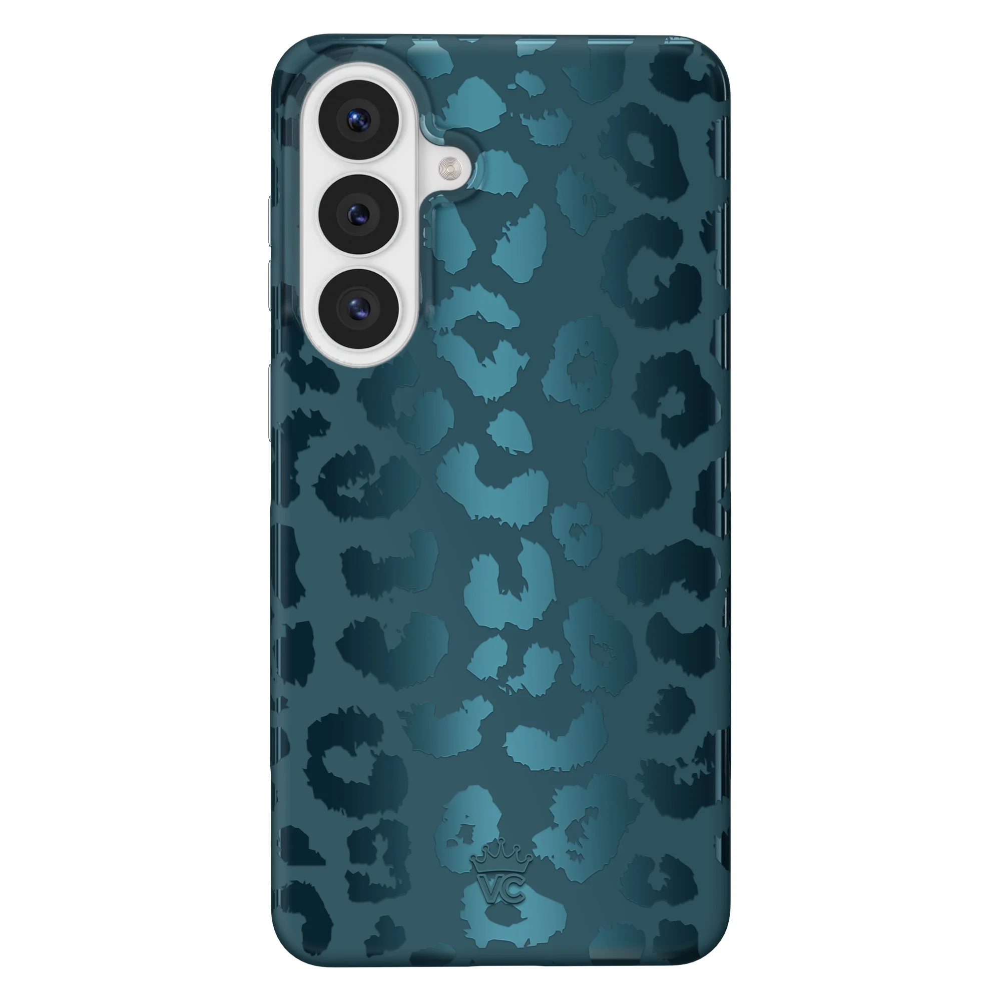 Metallic Navy Leopard Samsung Case - Image 65