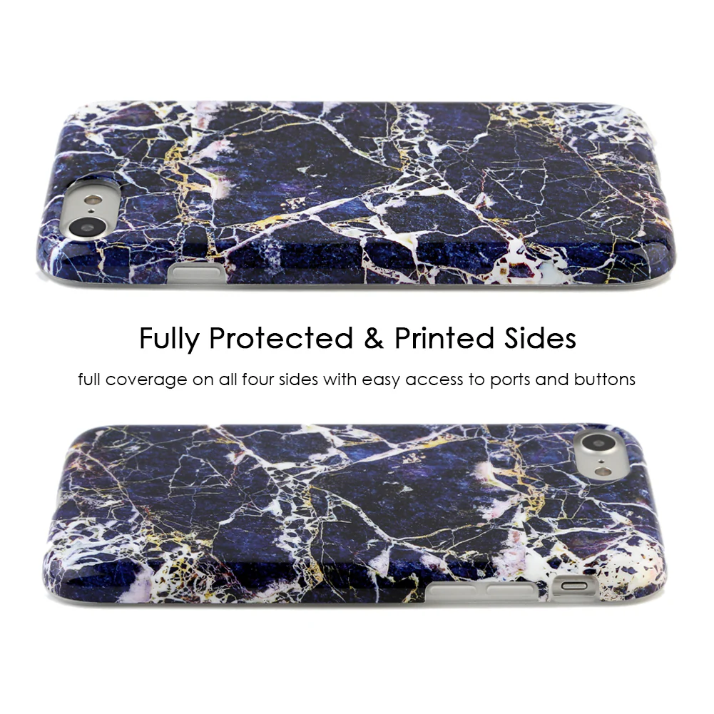 Midnight Gold Marble iPhone Case - Image 10