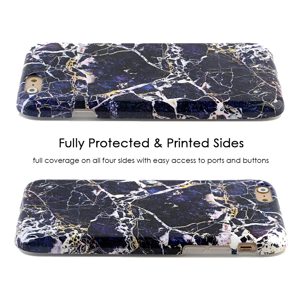 Midnight Gold Marble iPhone Case - Image 30