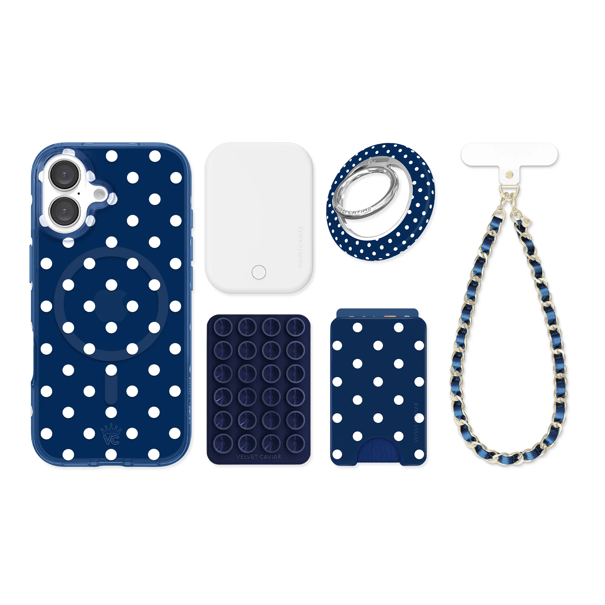 Midnight Polka Dot iPhone Bundle Set - Image 78