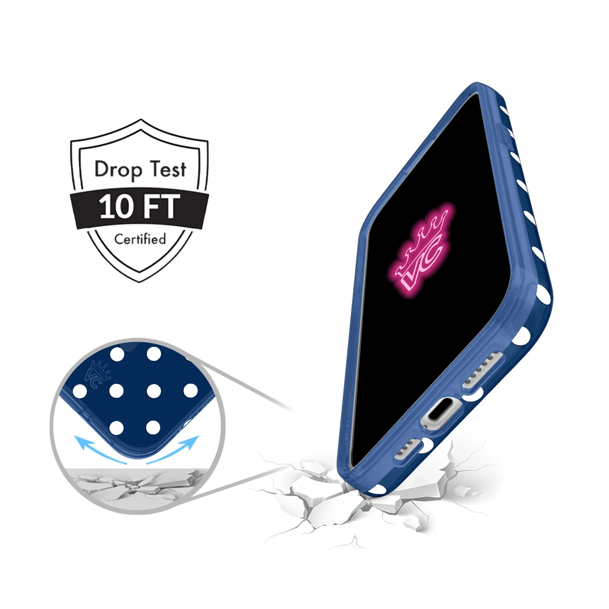 Midnight Polka Dot iPhone Case - Image 22
