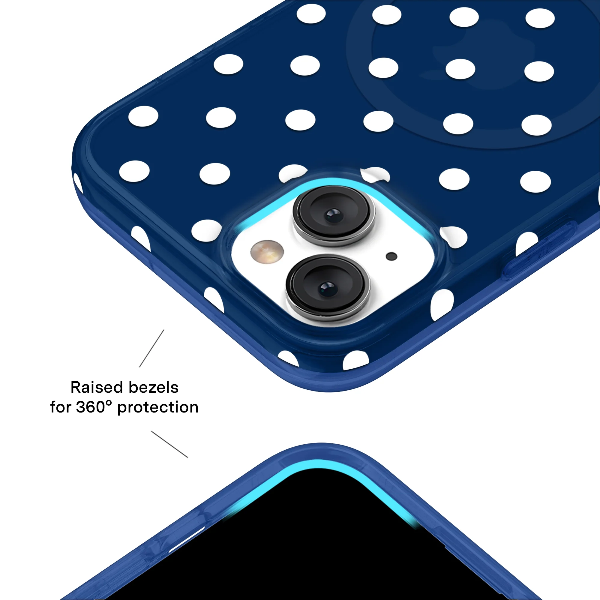 Midnight Polka Dot iPhone Case - Image 23